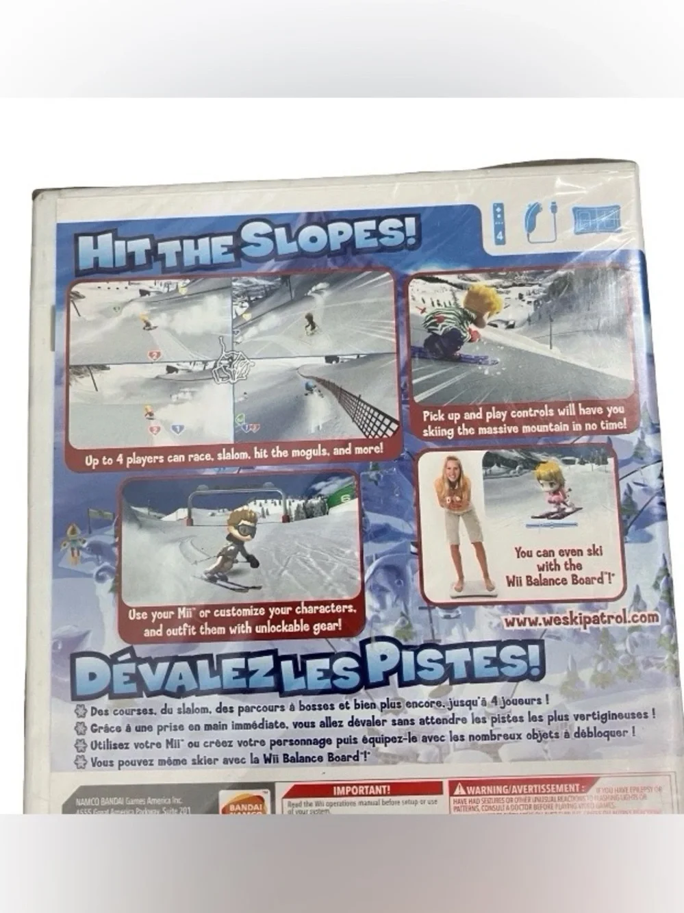 We Ski (Nintendo Wii, 2008) - New Sealed - Balance Board Compatible CIB